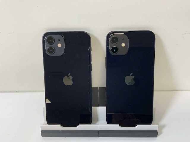 Apple iphone 12 - 256 gb - black (2x) - afbeelding 5 van  5
