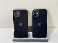 Apple iphone 12 - 256 gb - black (2x) - afbeelding 5 van  5