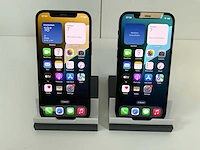 Apple iphone 12 - 256 gb - black (2x) - afbeelding 1 van  4