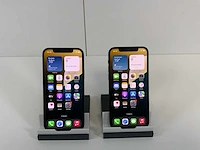 Apple iphone 12 - 256 gb - black (2x) - afbeelding 1 van  4