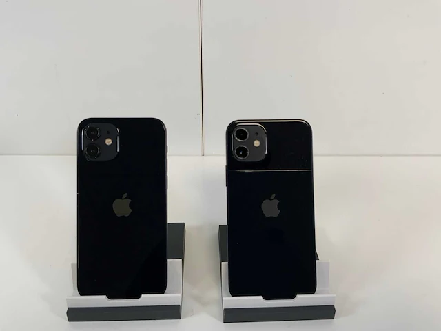Apple iphone 12 - 256 gb - black (2x) - afbeelding 4 van  4