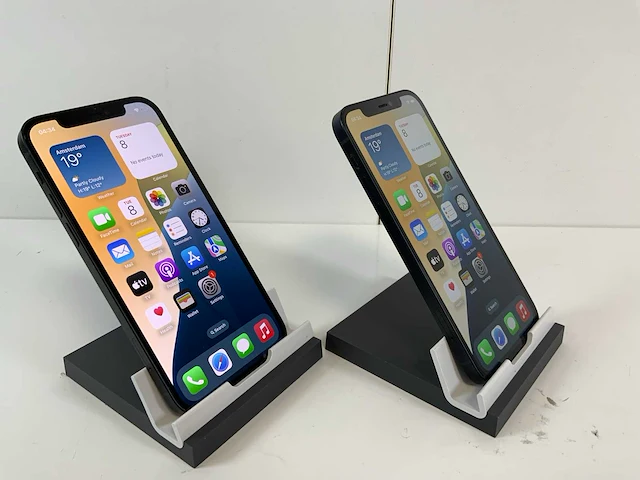 Apple iphone 12 - 256 gb - black (2x) - afbeelding 3 van  4