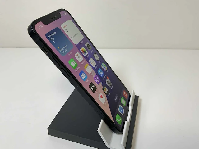 Apple iphone 12 - 256 gb - zwart - afbeelding 4 van  5