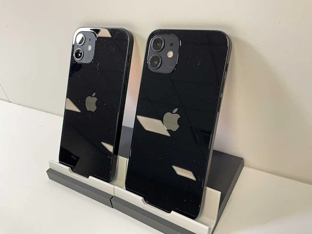 Apple iphone 12 - 64 gb - black (2x) - afbeelding 6 van  6