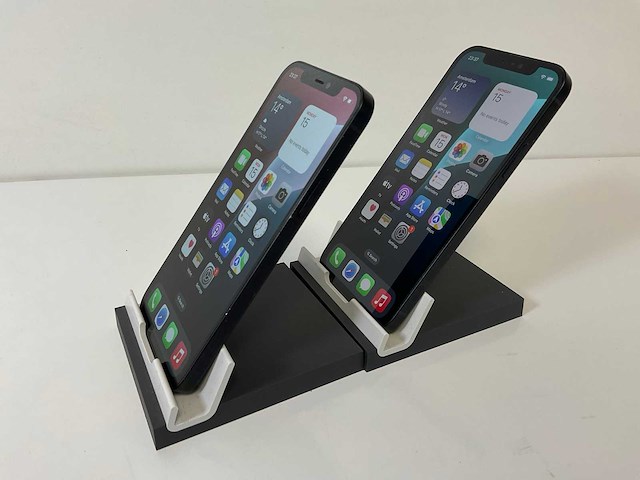 Apple iphone 12 - 64 gb - black (2x) - afbeelding 5 van  6