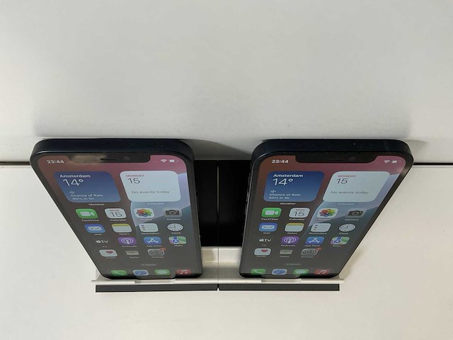 Apple iphone 12 - 64 gb - black (2x) - afbeelding 2 van  6