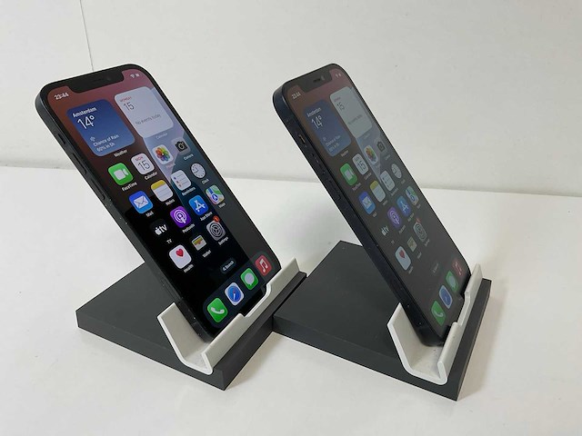 Apple iphone 12 - 64 gb - black (2x) - afbeelding 4 van  6