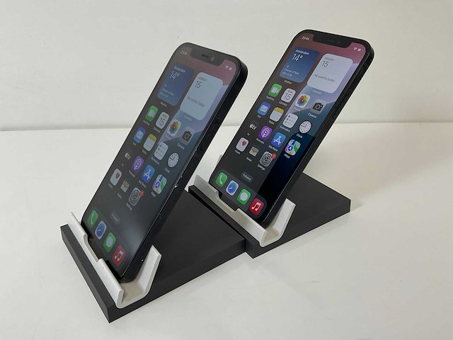 Apple iphone 12 - 64 gb - black (2x) - afbeelding 5 van  6