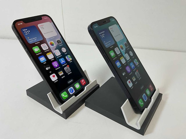 Apple iphone 12 - 64 gb - black (2x) - afbeelding 4 van  5