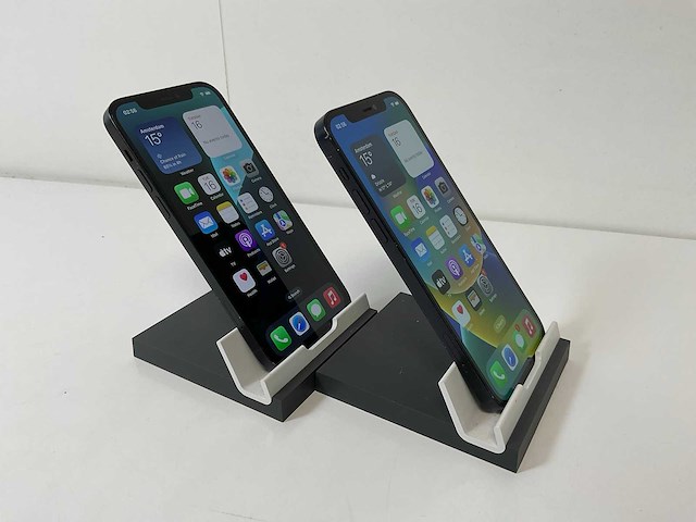 Apple iphone 12 - 64 gb - black (2x) - afbeelding 4 van  6