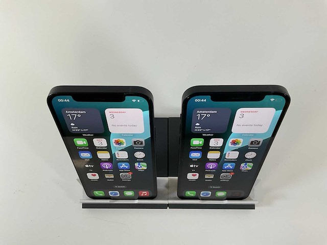 Apple iphone 12 - 64 gb - black (2x) - afbeelding 2 van  5