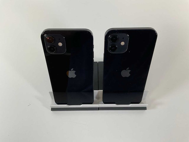Apple iphone 12 - 64 gb - black (2x) - afbeelding 5 van  5