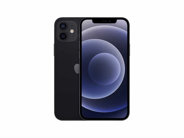Apple iphone 12 - 64gb - zwart - afbeelding 1 van  2