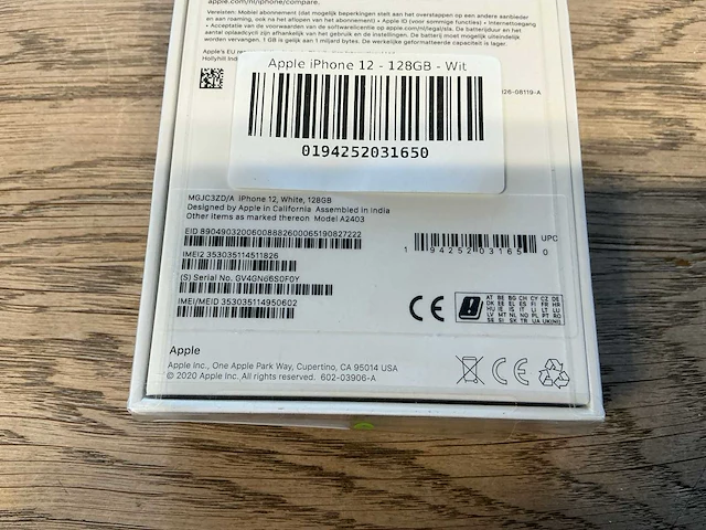 Apple iphone 12 128gb wit - afbeelding 9 van  9