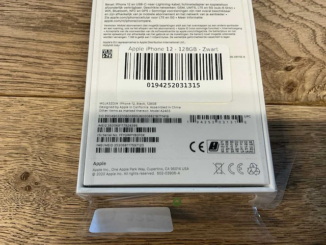 Apple iphone 12 128gb zwart - afbeelding 8 van  9