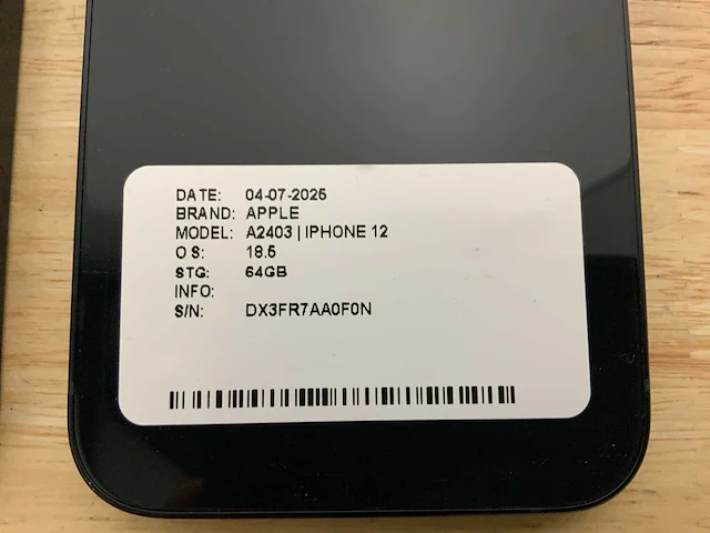 Apple iphone 12 | a2403 smartphone (2x) - afbeelding 8 van  8