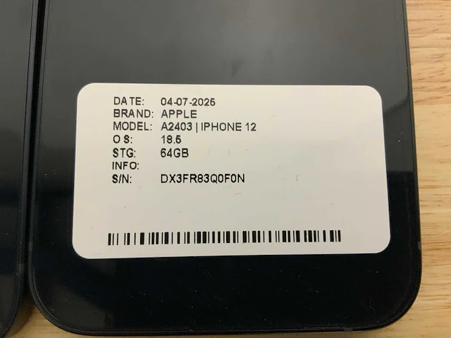 Apple iphone 12 | a2403 smartphone (2x) - afbeelding 8 van  8