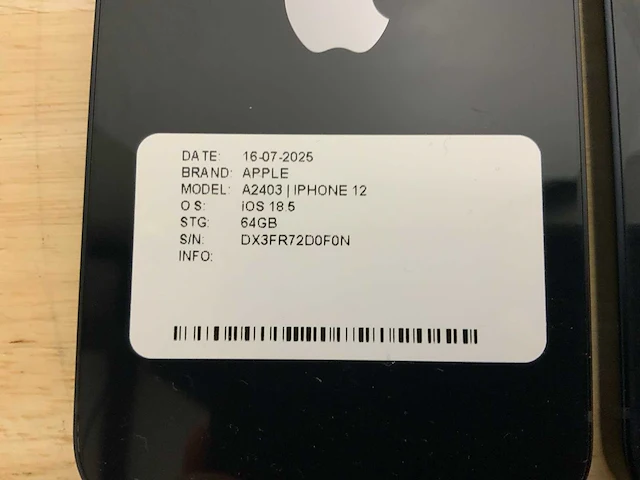 Apple iphone 12 | a2403 smartphone (2x) - afbeelding 6 van  9