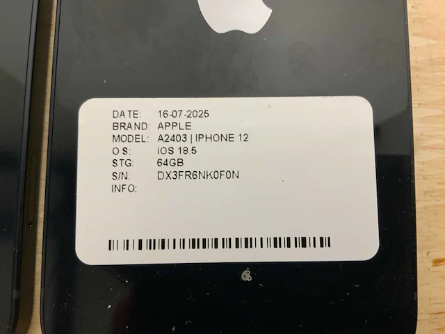 Apple iphone 12 | a2403 smartphone (2x) - afbeelding 7 van  9