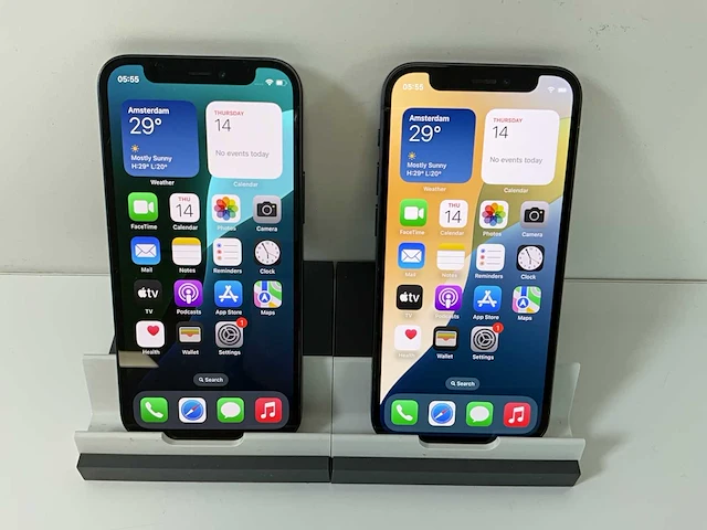 Apple iphone 12 mini - 64 gb - black (2x) - afbeelding 1 van  6