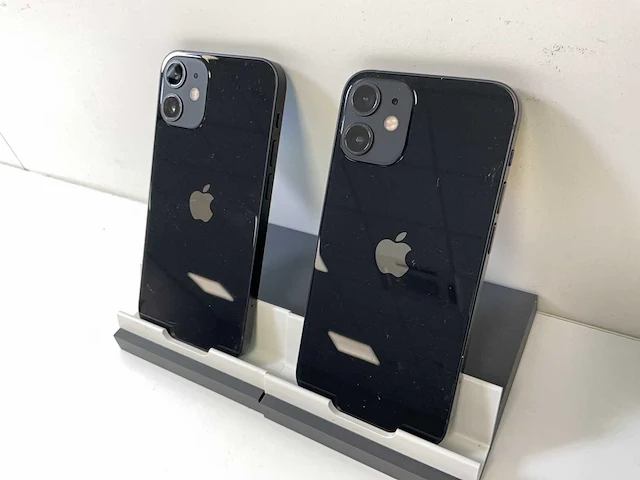 Apple iphone 12 mini - 64 gb - black (2x) - afbeelding 6 van  6