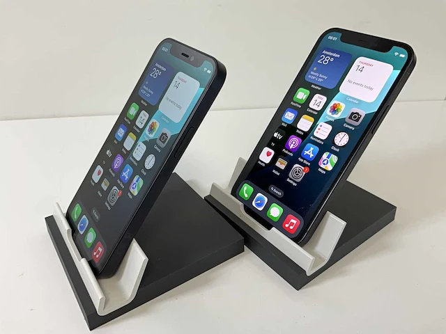 Apple iphone 12 mini - 64 gb - black (2x) - afbeelding 3 van  6