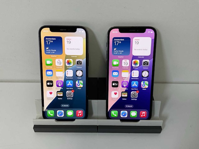 Apple iphone 12 mini - 64 gb - black (2x) - afbeelding 1 van  6