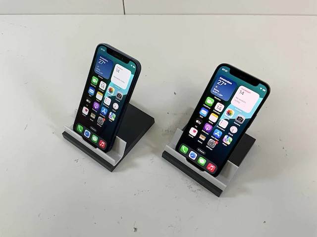Apple iphone 12 mini - 64 gb - blue (2x) - afbeelding 3 van  4