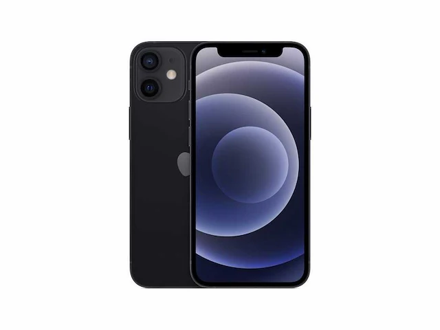 Apple iphone 12 mini - 64gb - zwart - afbeelding 1 van  3