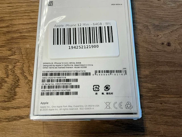 Apple iphone 12 mini 64gb wit - afbeelding 6 van  6