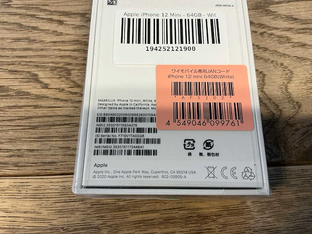 Apple iphone 12 mini 64gb wit - afbeelding 6 van  6