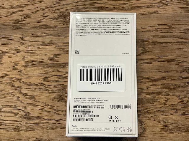 Apple iphone 12 mini 64gb wit - afbeelding 8 van  8