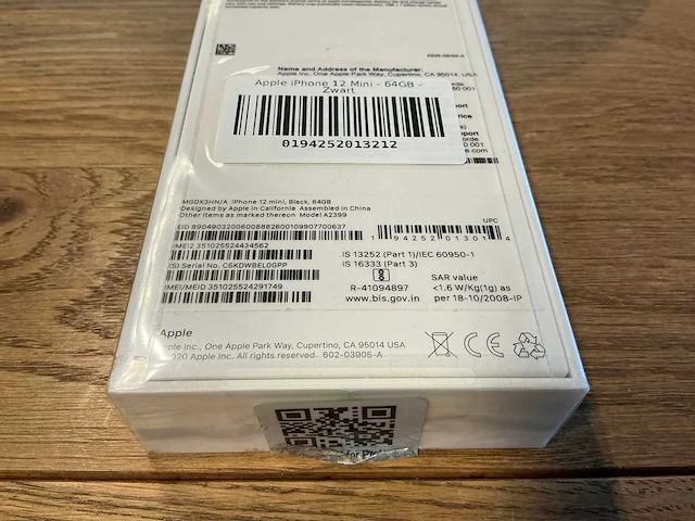 Apple iphone 12 mini 64gb zwart - afbeelding 8 van  8