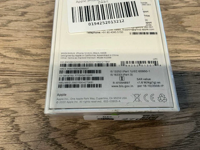 Apple iphone 12 mini 64gb zwart - afbeelding 3 van  3