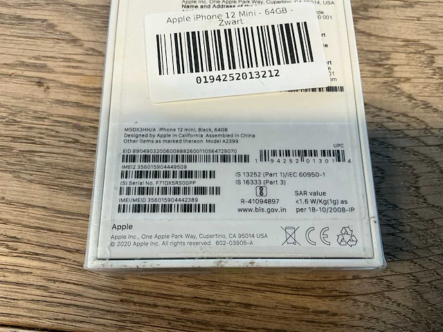 Apple iphone 12 mini 64gb zwart - afbeelding 8 van  8