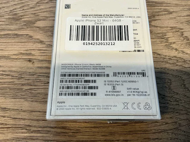 Apple iphone 12 mini 64gb zwart - afbeelding 8 van  8