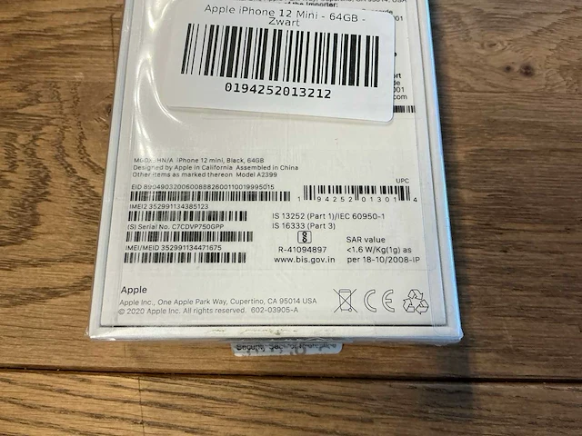 Apple iphone 12 mini 64gb zwart - afbeelding 8 van  8