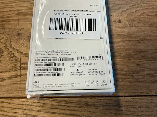 Apple iphone 12 mini 64gb zwart - afbeelding 8 van  8