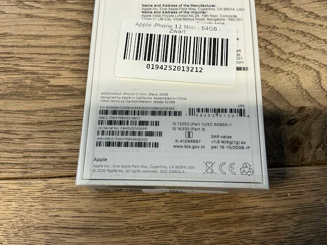 Apple iphone 12 mini 64gb zwart - afbeelding 8 van  8