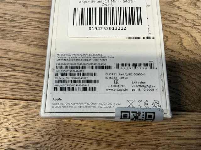 Apple iphone 12 mini 64gb zwart - afbeelding 8 van  8