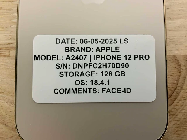 Apple iphone 12 pro | a2407 mobiele telefoon - afbeelding 3 van  8