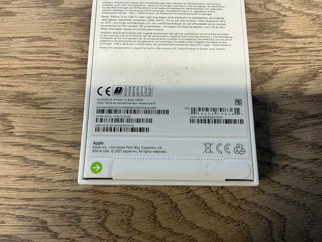 Apple iphone 13 128gb blauw - afbeelding 4 van  4