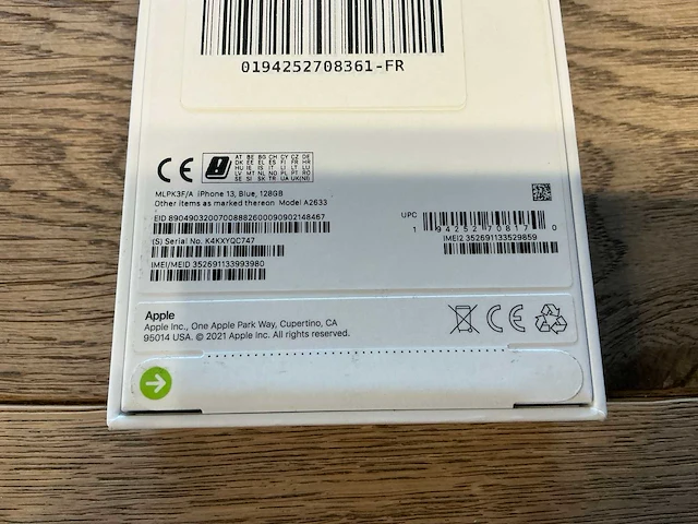 Apple iphone 13 128gb blauw - afbeelding 4 van  8