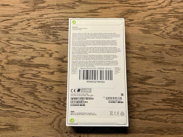 Apple iphone 13 128gb blauw - afbeelding 8 van  8