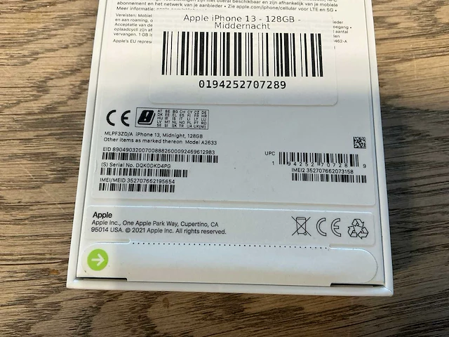 Apple iphone 13 128gb middernacht - afbeelding 8 van  8