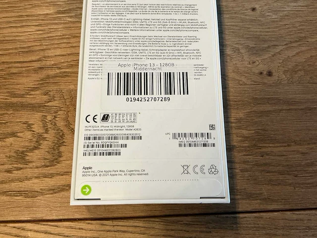 Apple iphone 13 128gb middernacht - afbeelding 8 van  8