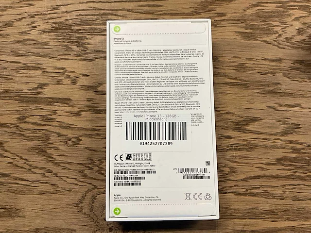 Apple iphone 13 128gb middernacht - afbeelding 8 van  8