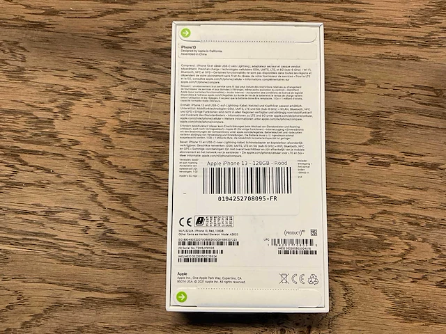 Apple iphone 13 128gb rood - afbeelding 8 van  8