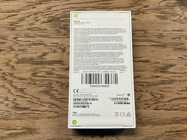 Apple iphone 13 128gb rood - afbeelding 8 van  8