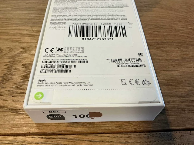 Apple iphone 13 128gb roze - afbeelding 2 van  10